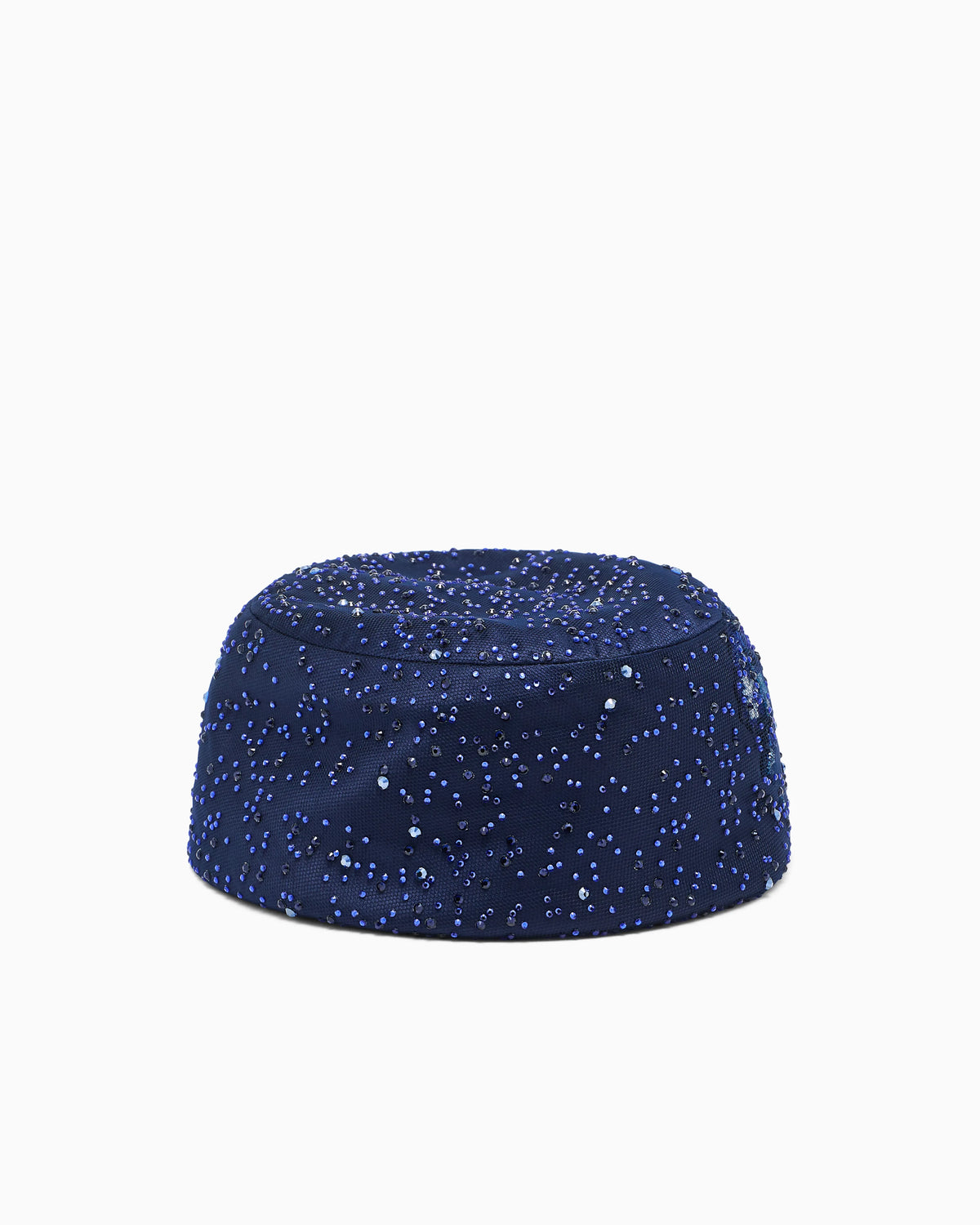 Cap with all-over rhinestones