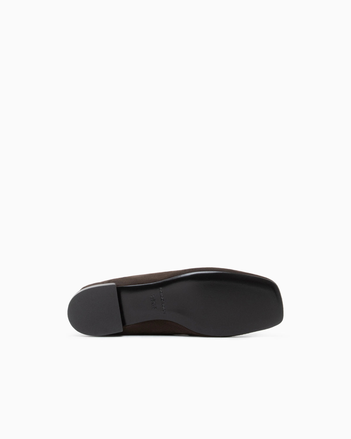 Loafer in split leather with leather lining and sole