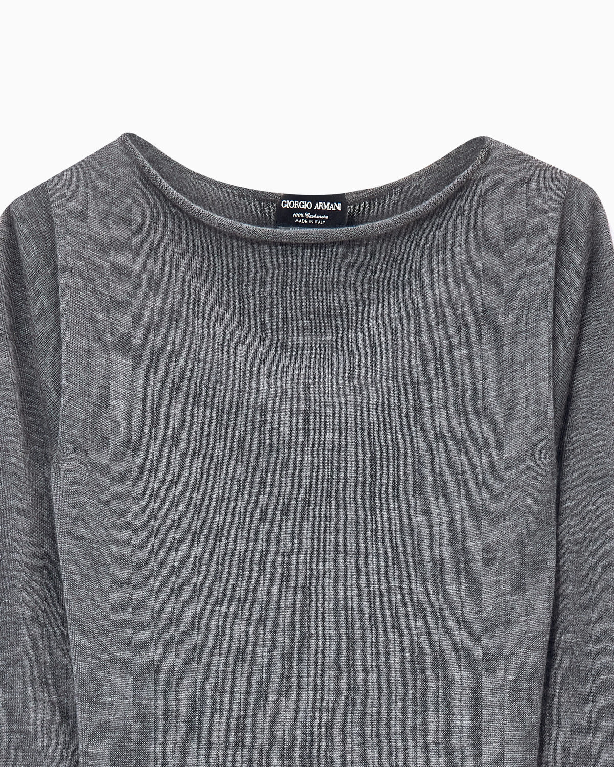 Sweater seamless cashmere round neck long sleeve