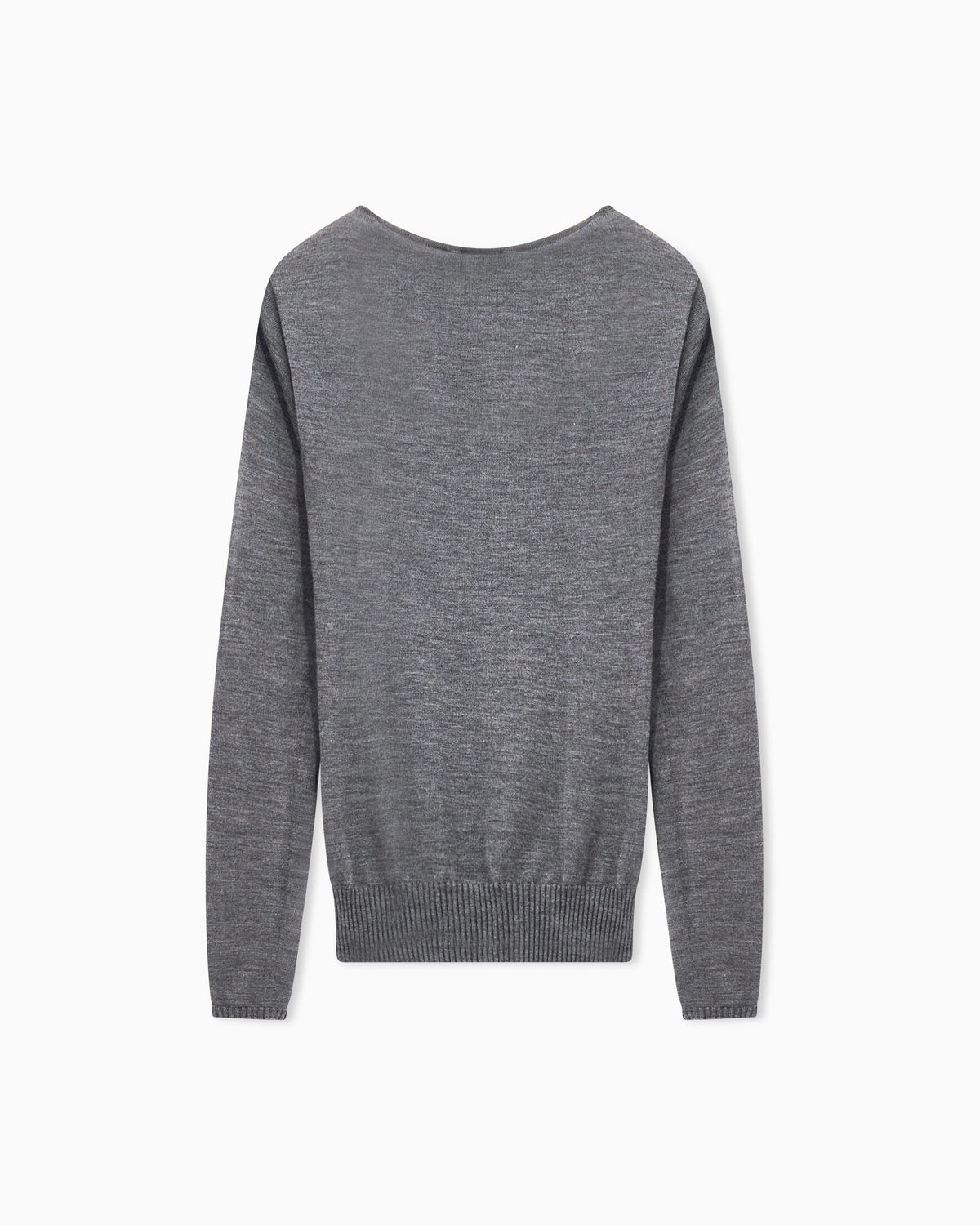 Sweater seamless cashmere round neck long sleeve