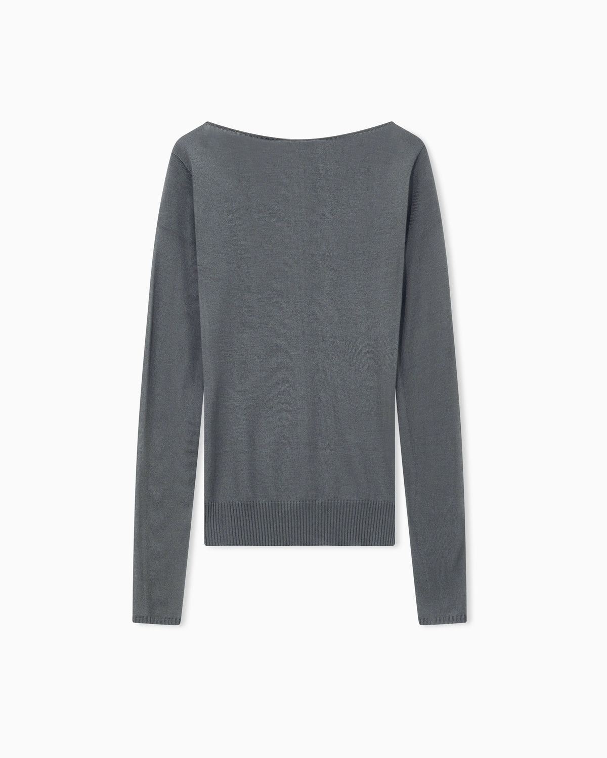 Sweater seamless cashmere round neck long sleeve