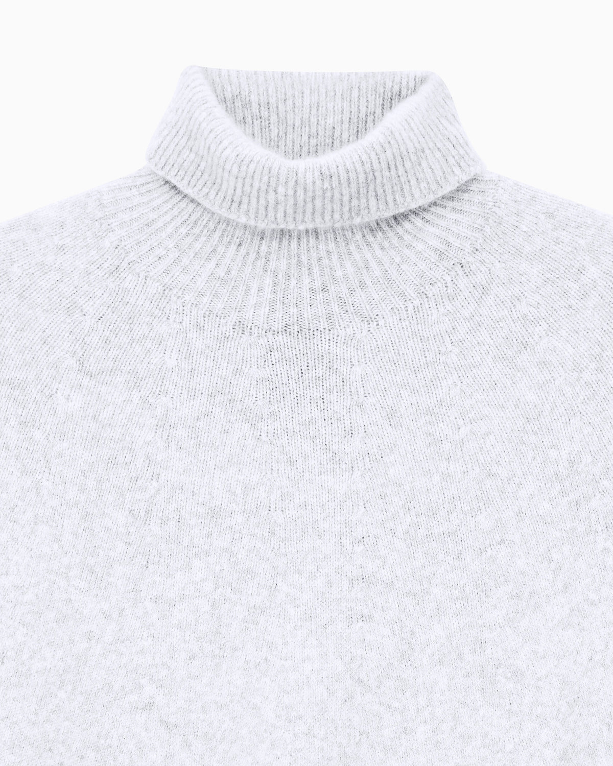 Oversized turtleneck sweater in pure cashmere jersey