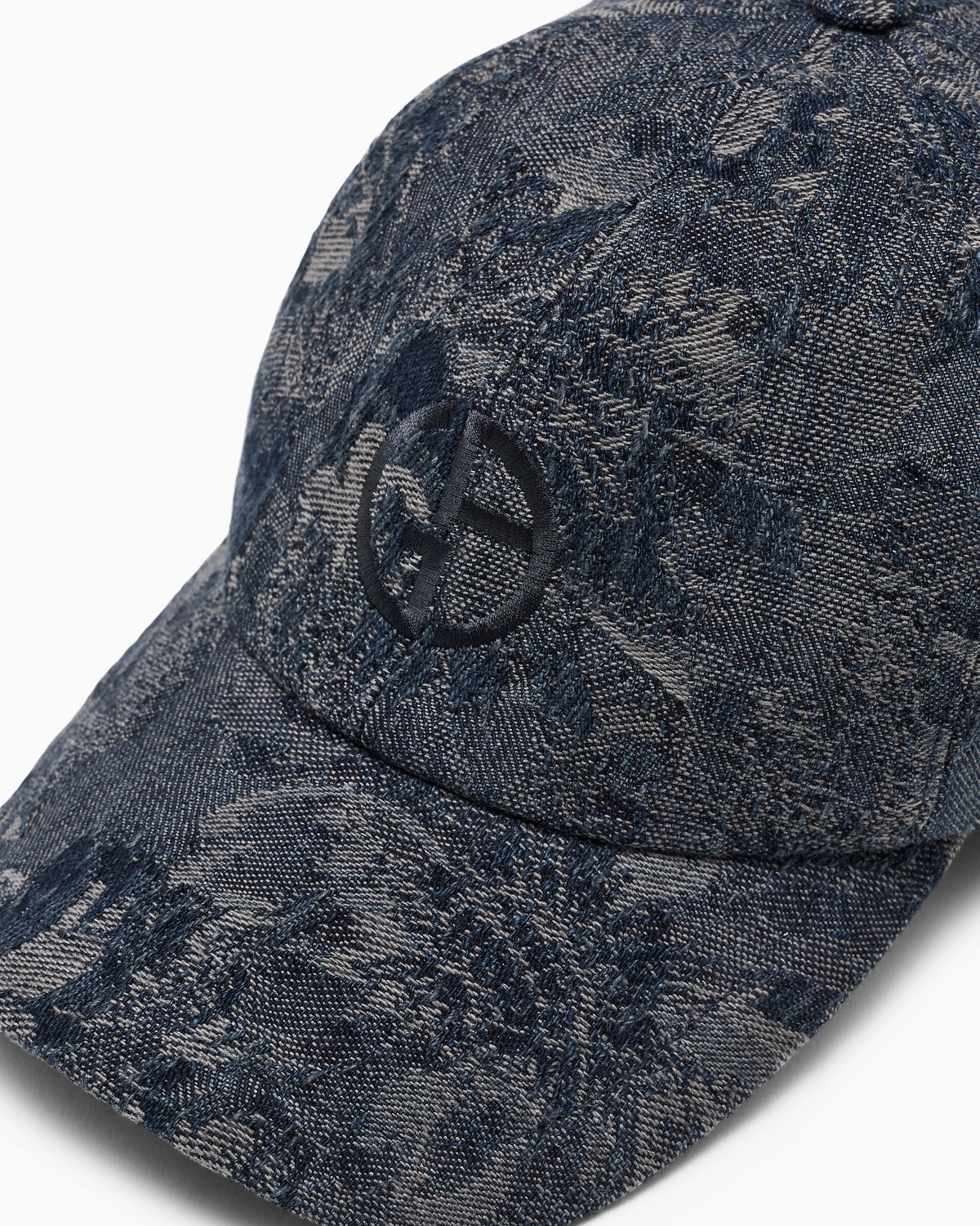 Jacquard Baseball Cap with Logo Denim Collection