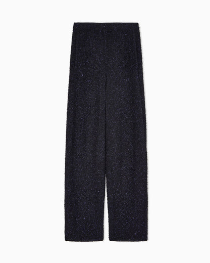 Viscose Terrycloth Pants with Metallic Fiber