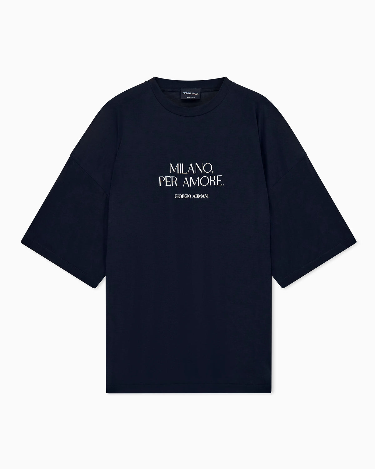 T-shirt oversized lightweight jersey placed print