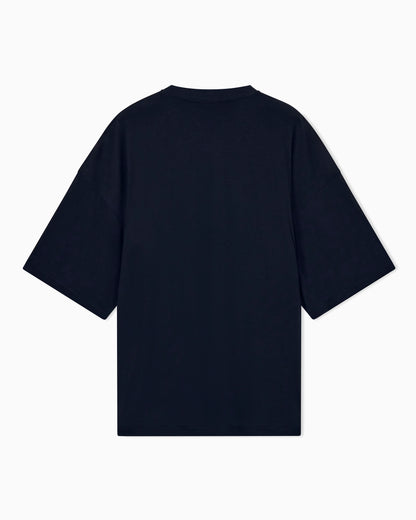 T-shirt oversized lightweight jersey placed print
