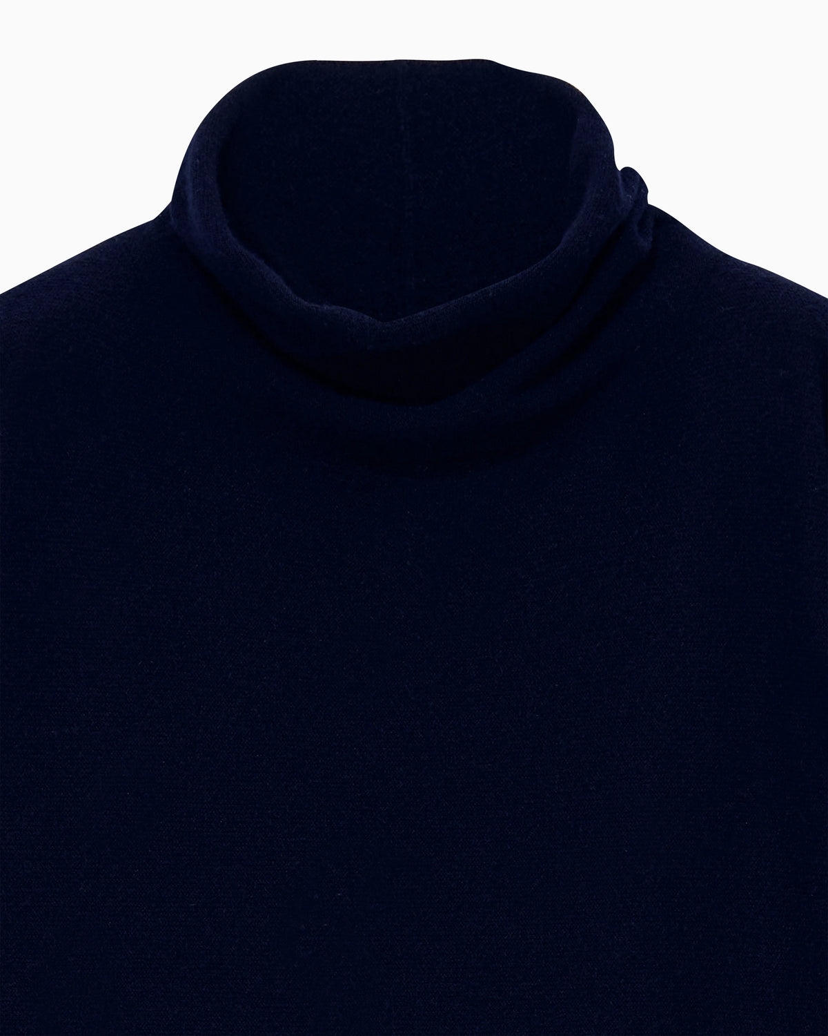 Sweater regular fit pure cashmere volcano collar