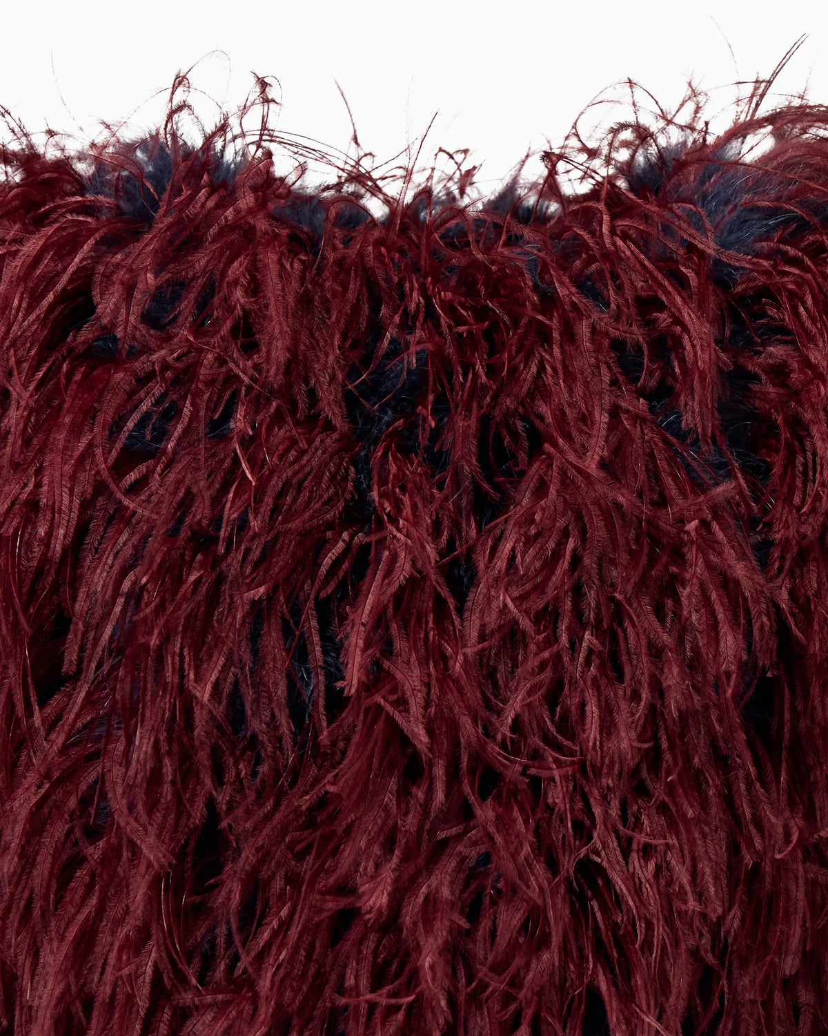 Silk and Mohair Wool Jacket with Feather Details
