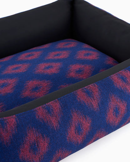 Pet bed in washable pinstriped virgin wool Poldo x Giorgio Armani