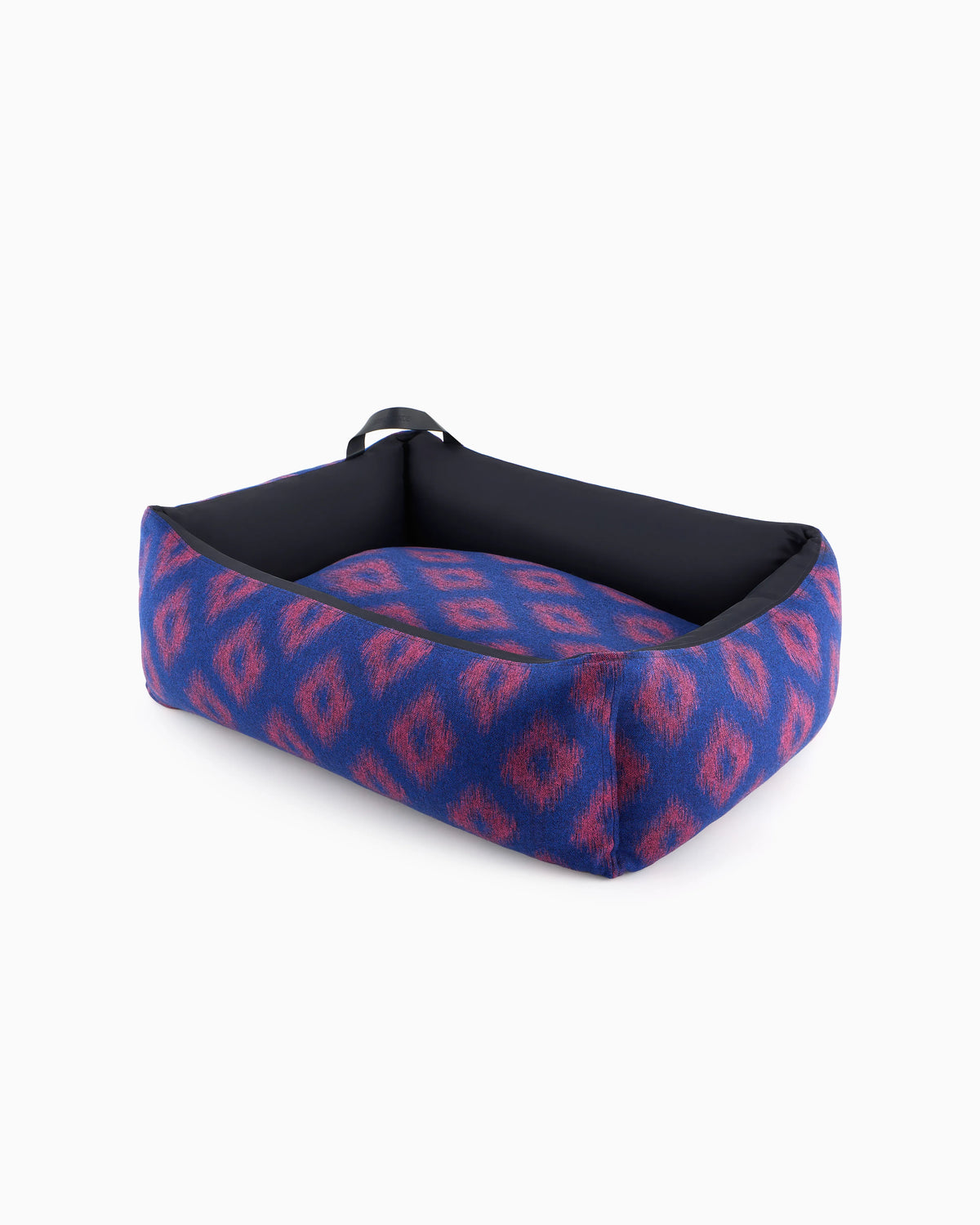 Pet bed in washable pinstriped virgin wool Poldo x Giorgio Armani