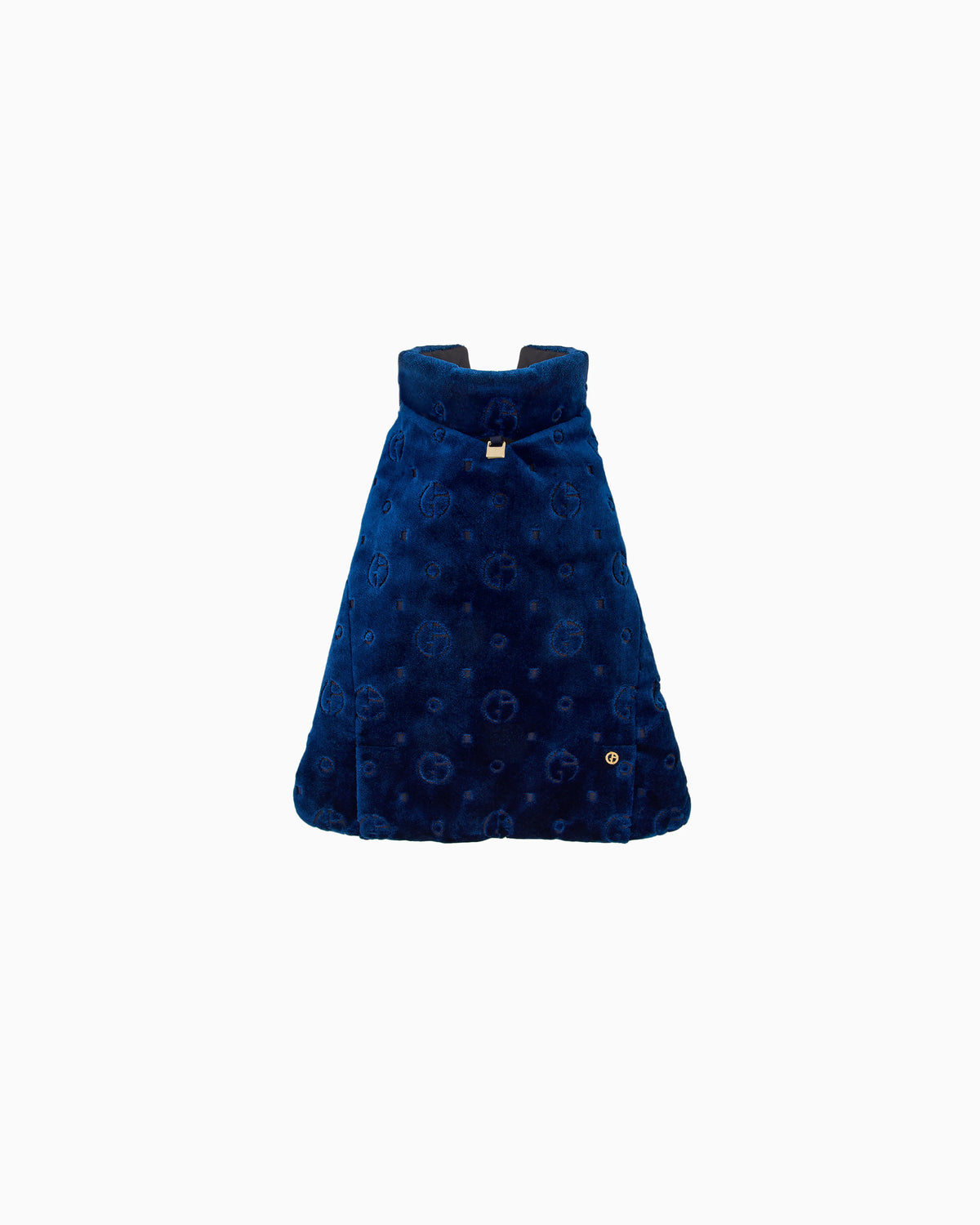 Poldo x Giorgio Armani Coat in monogram jacquard velvet