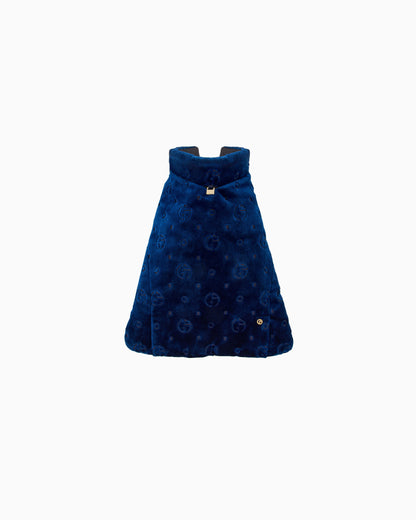 Poldo x Giorgio Armani Coat in monogram jacquard velvet