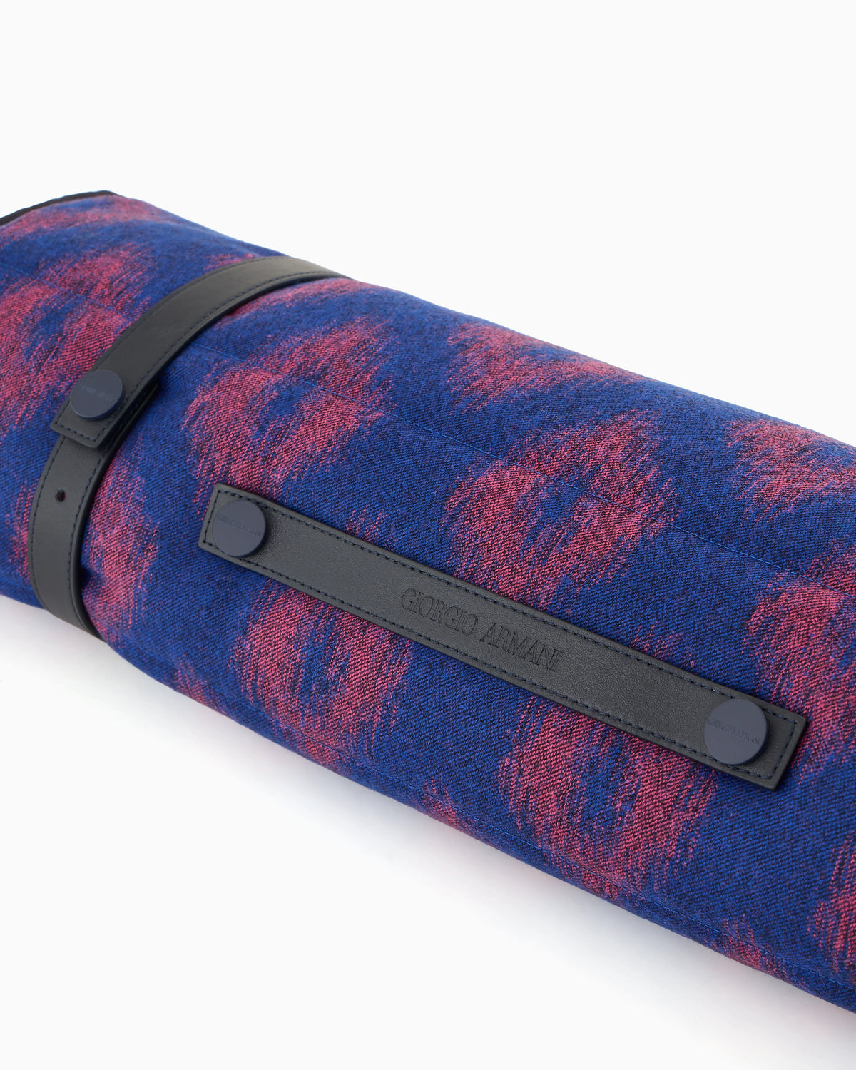Poldo x Giorgio Armani Travel Mat in pinstriped virgin wool