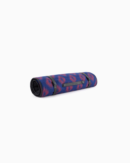 Poldo x Giorgio Armani Travel Mat in pinstriped virgin wool