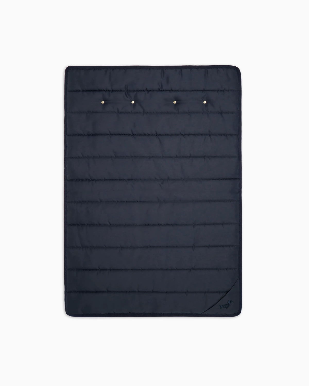 Poldo x Giorgio Armani Travel Mat in pinstriped virgin wool