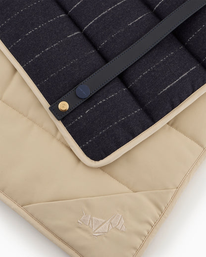 Wool  mat with pinstripes and leather straps Poldo x Giorgio Armani