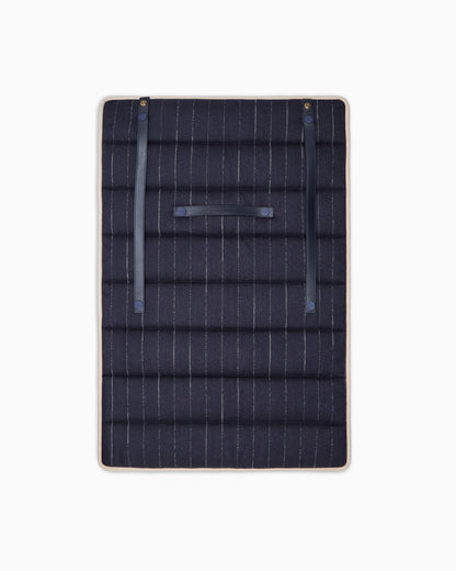 Wool  mat with pinstripes and leather straps Poldo x Giorgio Armani