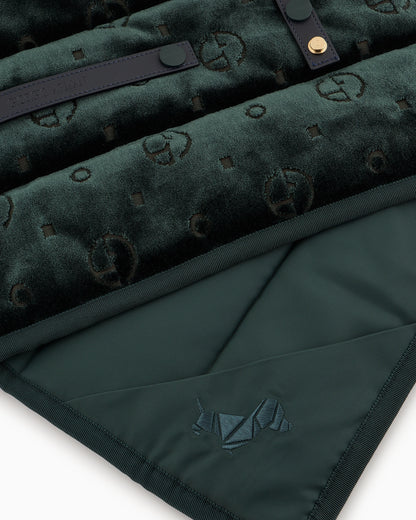 Poldo x Giorgio Armani Travel Mat in monogram jacquard velvet