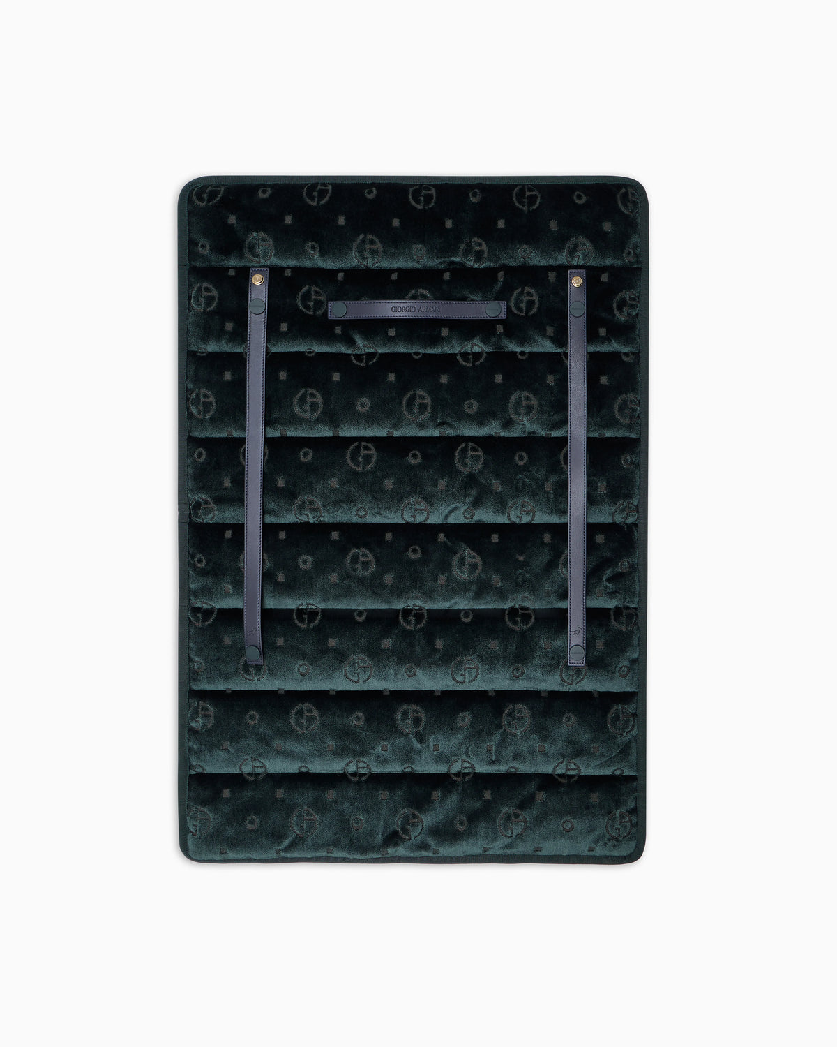 Poldo x Giorgio Armani Travel Mat in monogram jacquard velvet