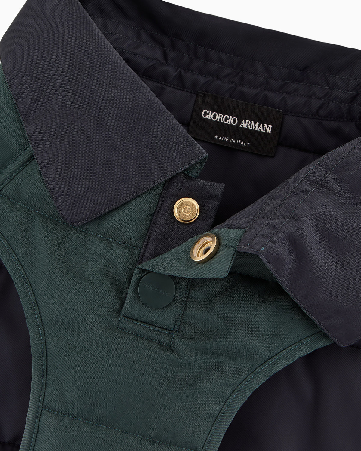 Coat overcoat for pets with padding and strap closure Poldo x Giorgio Armani
