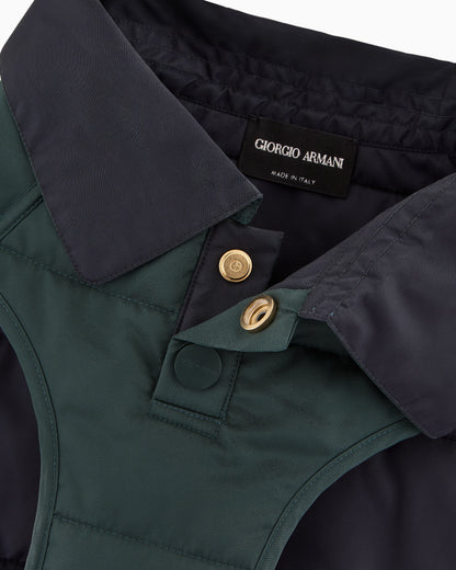 Coat overcoat for pets with padding and strap closure Poldo x Giorgio Armani