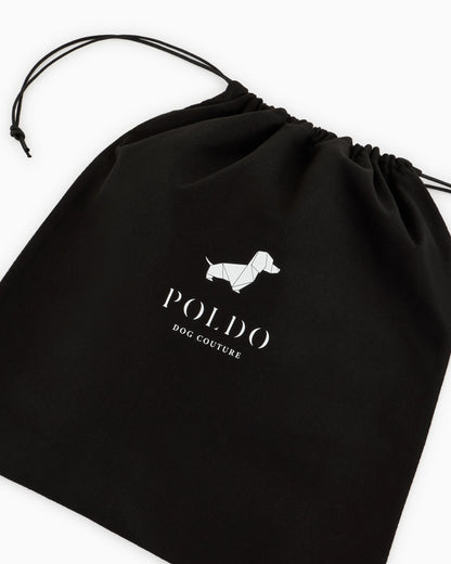 Coat overcoat for pets with padding and strap closure Poldo x Giorgio Armani