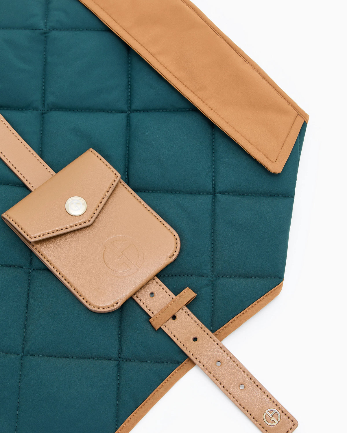 Poldo x Giorgio Armani quilted trench coat