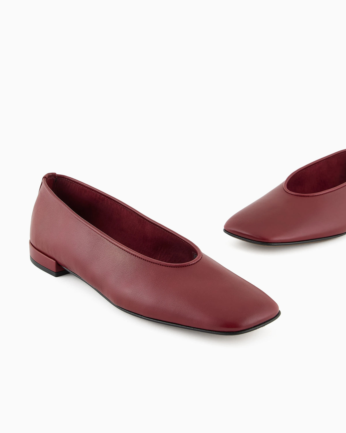 Giorgio Armani x 10 Corso Como calfskin ballerinas