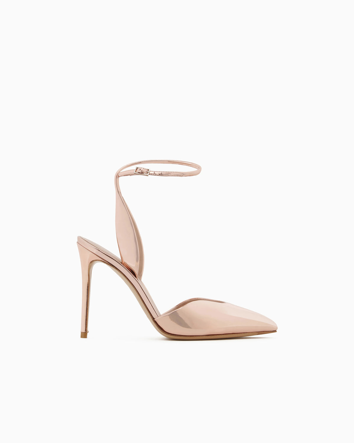 Lamé leather court shoes