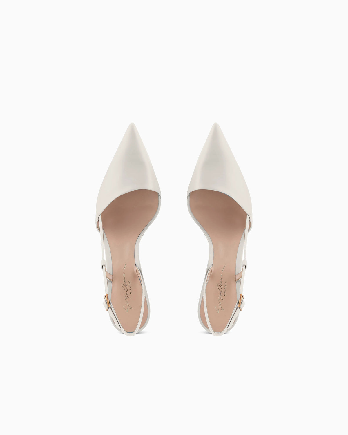 Leather slingbacks