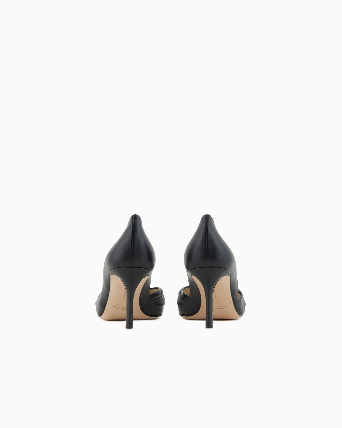 Nappa leather court shoes