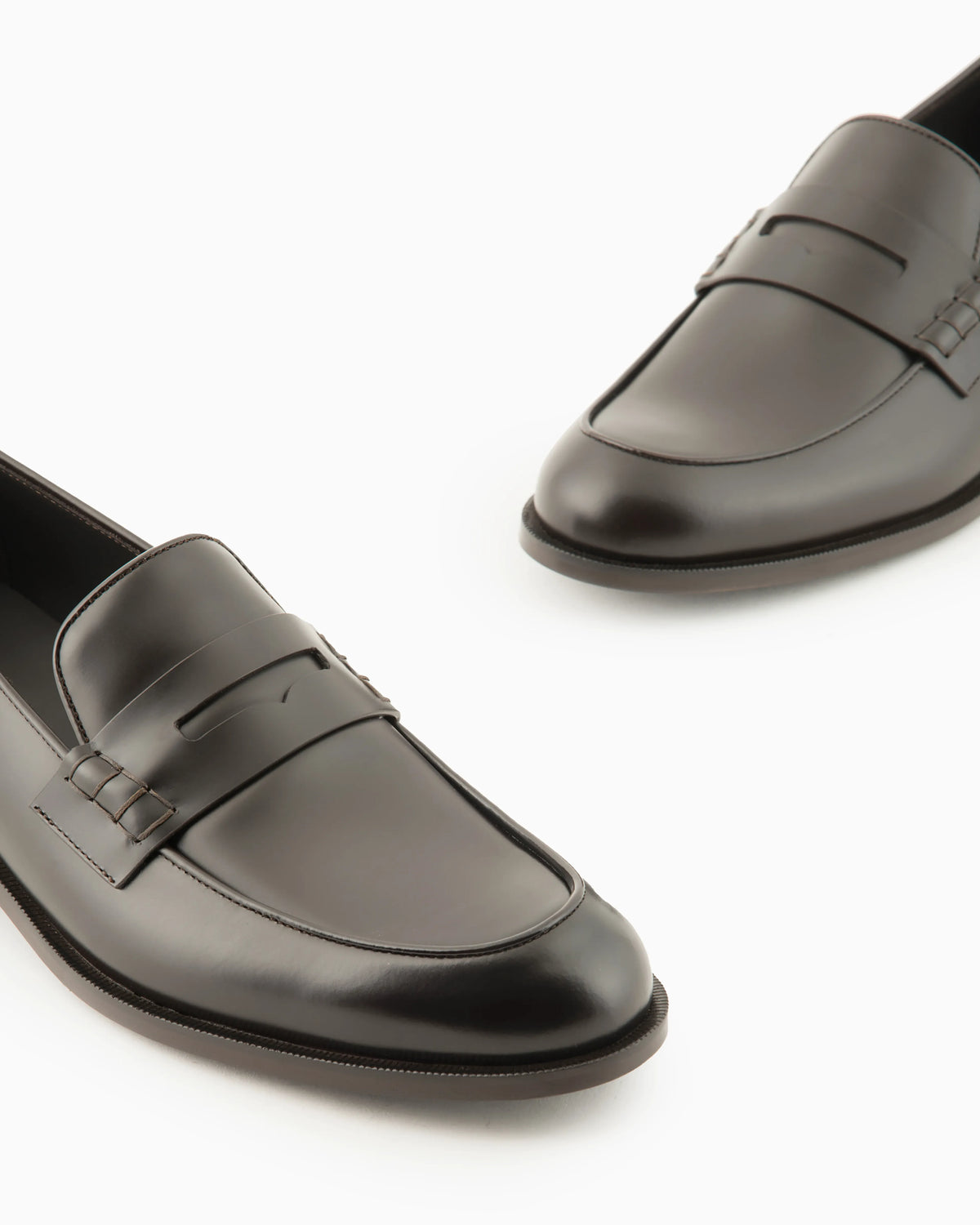 Leather loafers