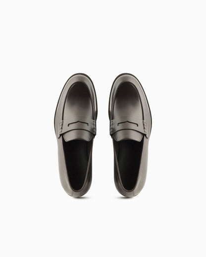 Leather loafers