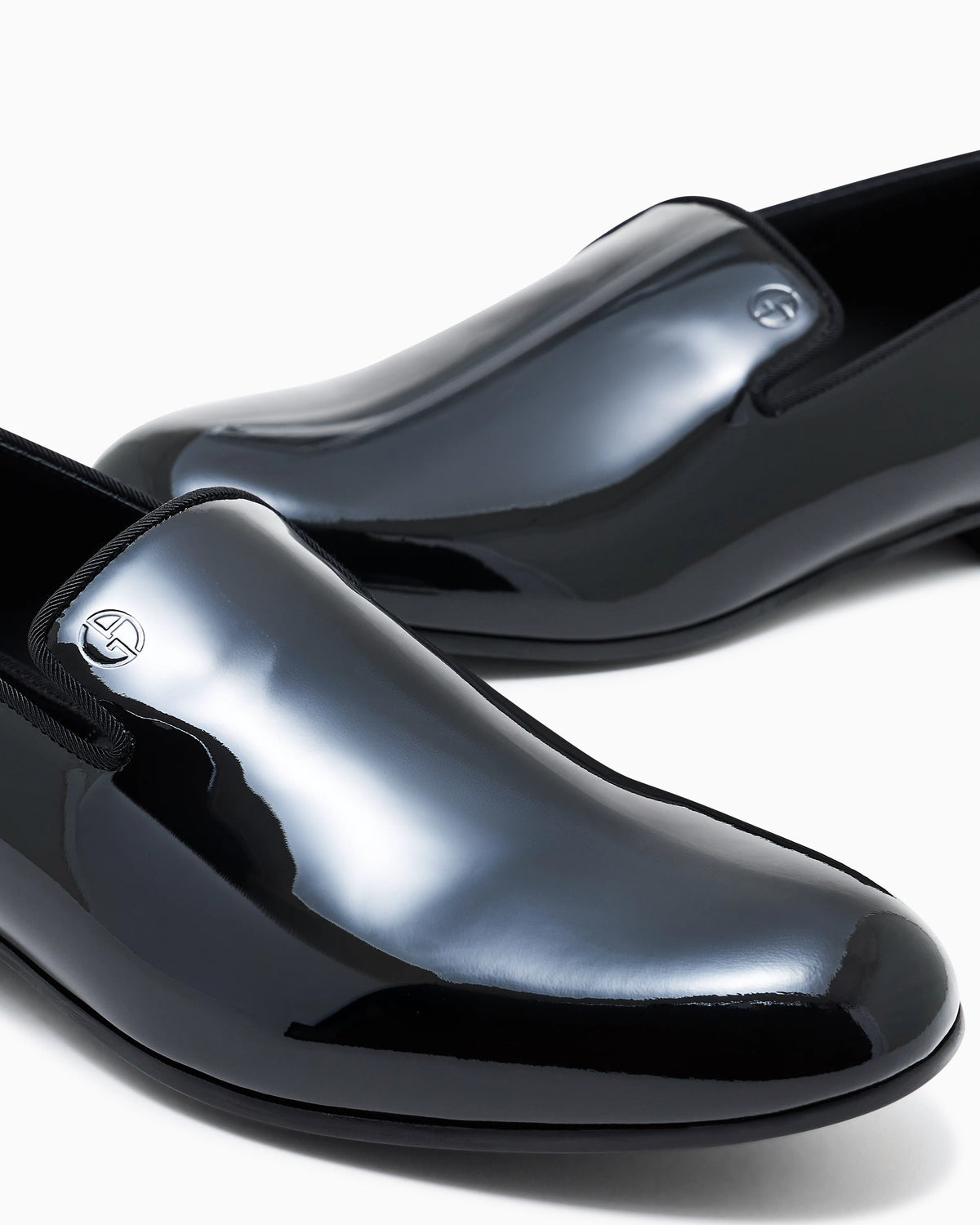 Patent leather loafers