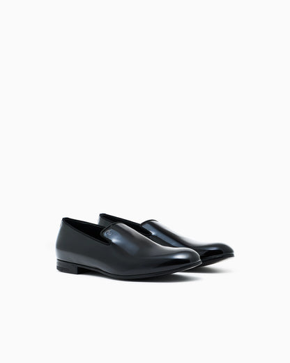 Patent leather loafers