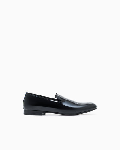 Patent leather loafers