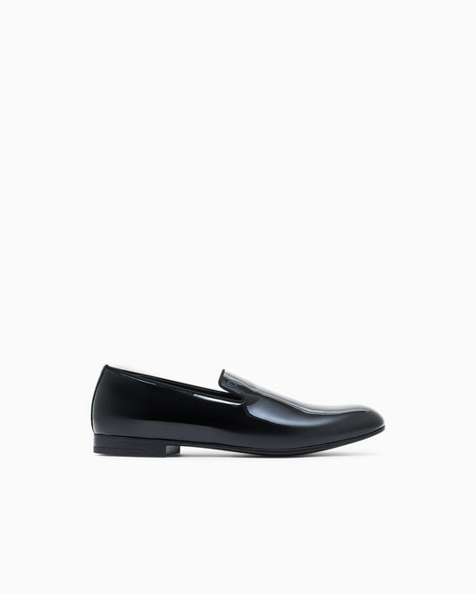 Patent leather loafers