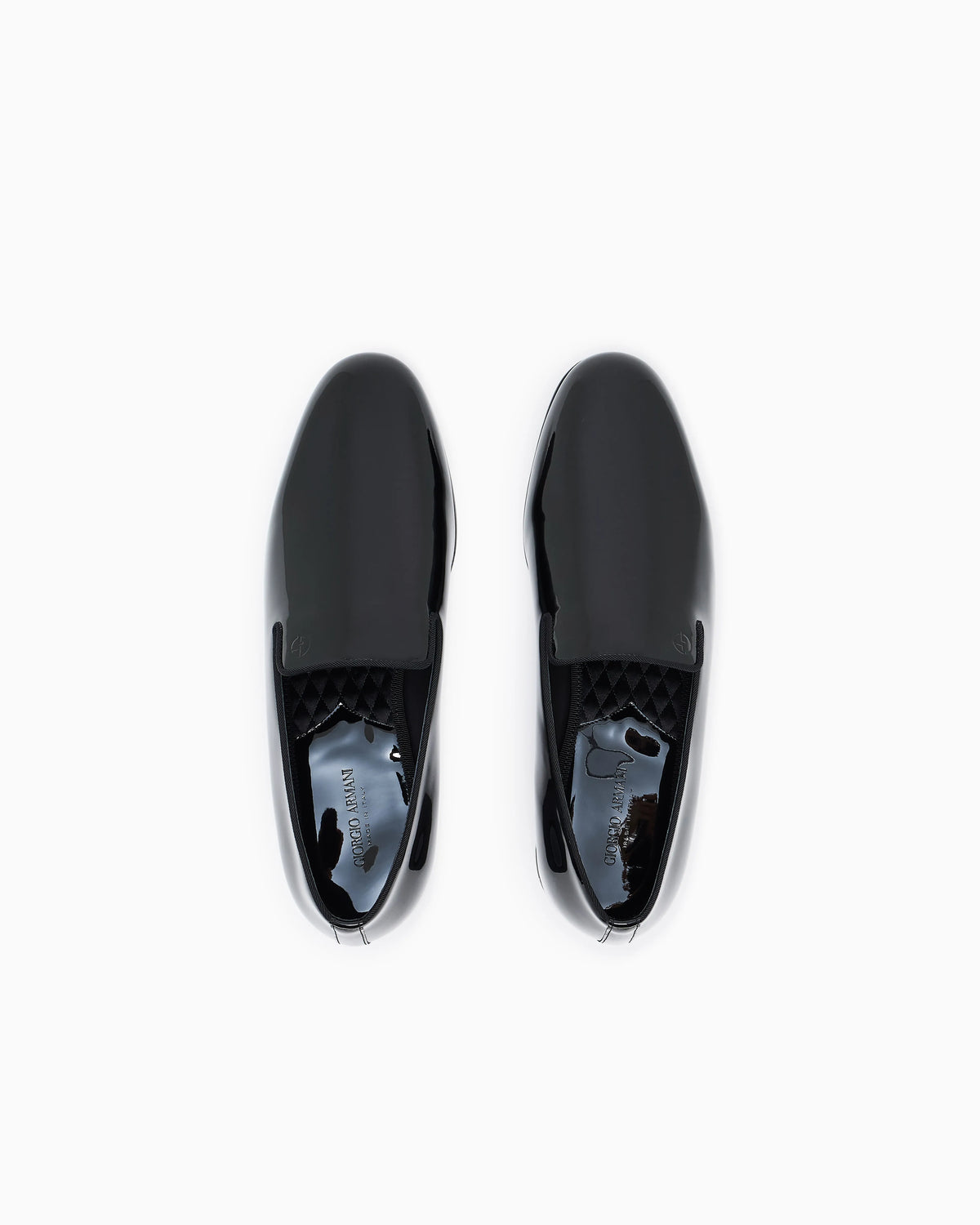 Patent leather loafers