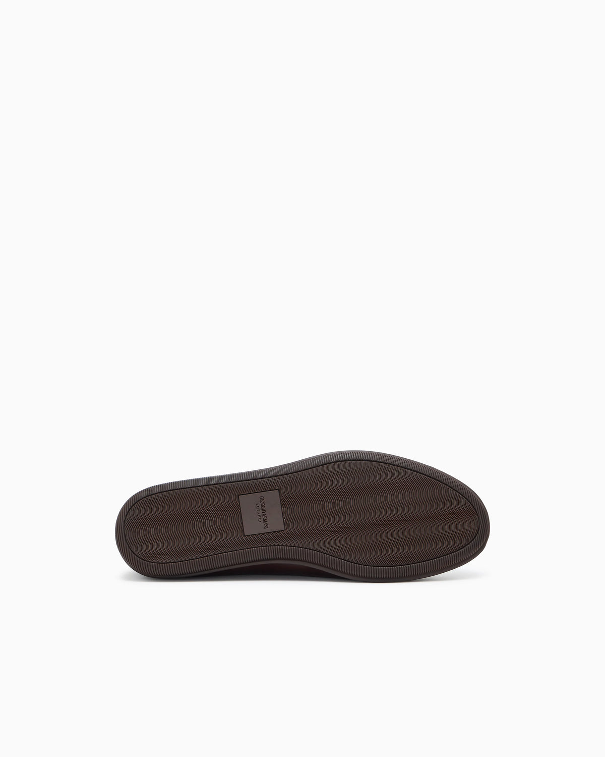 Slip-on loafer in vintage leather with logo