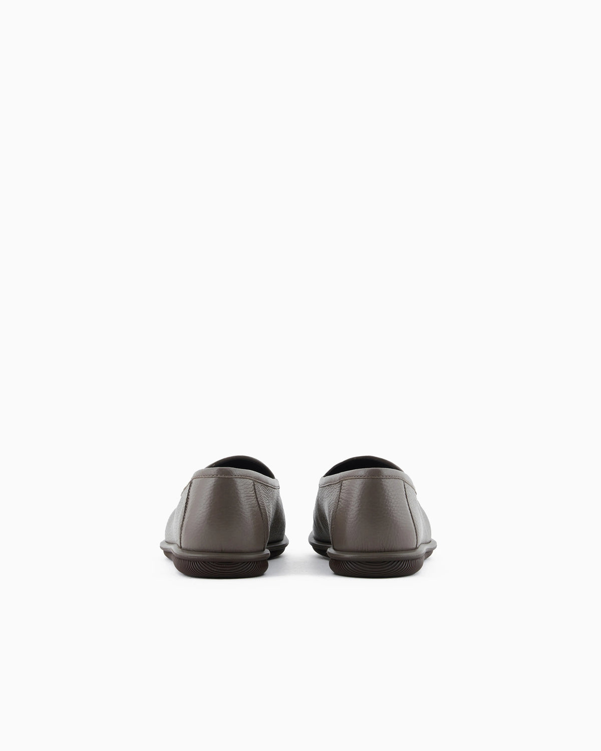 Deerskin loafers with embroidered logo