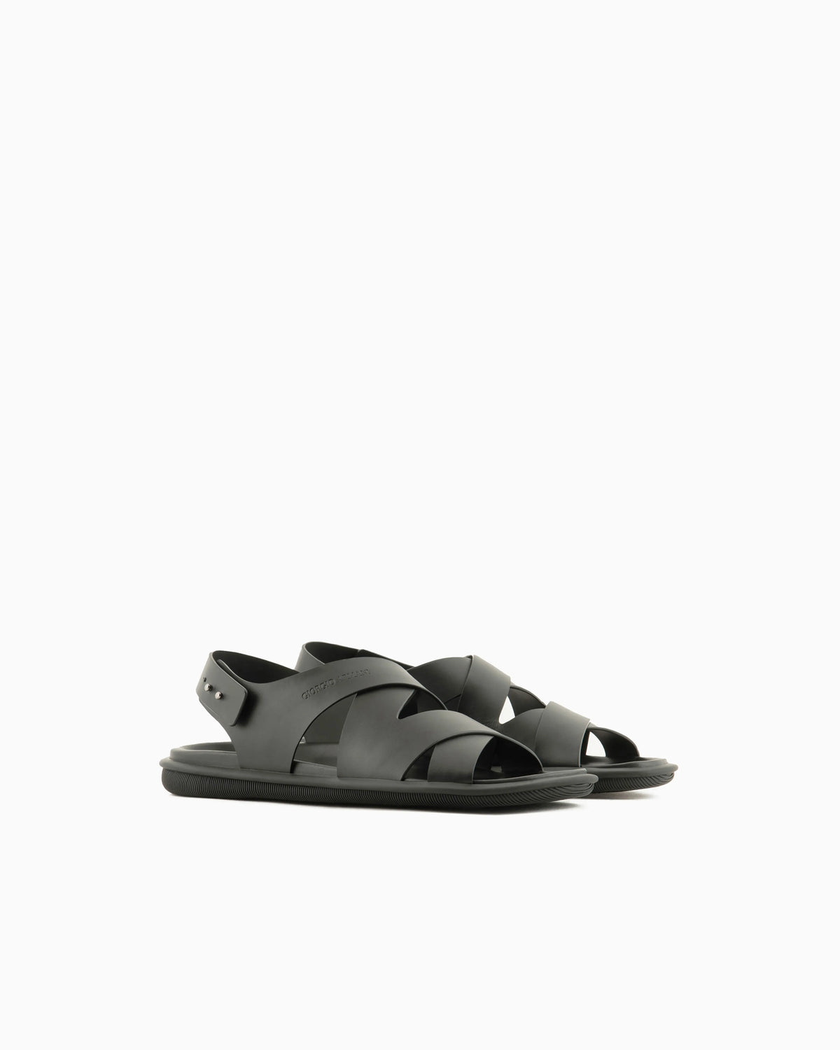 Leather woven sandals