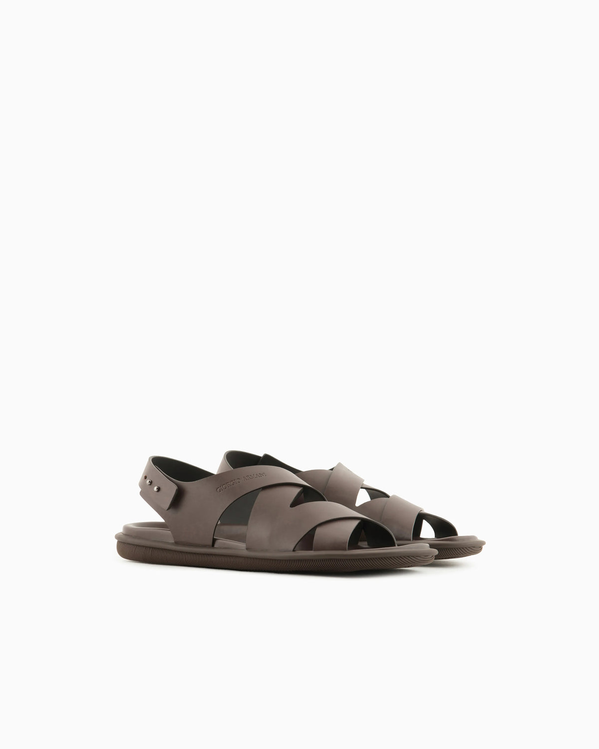 Leather woven sandals