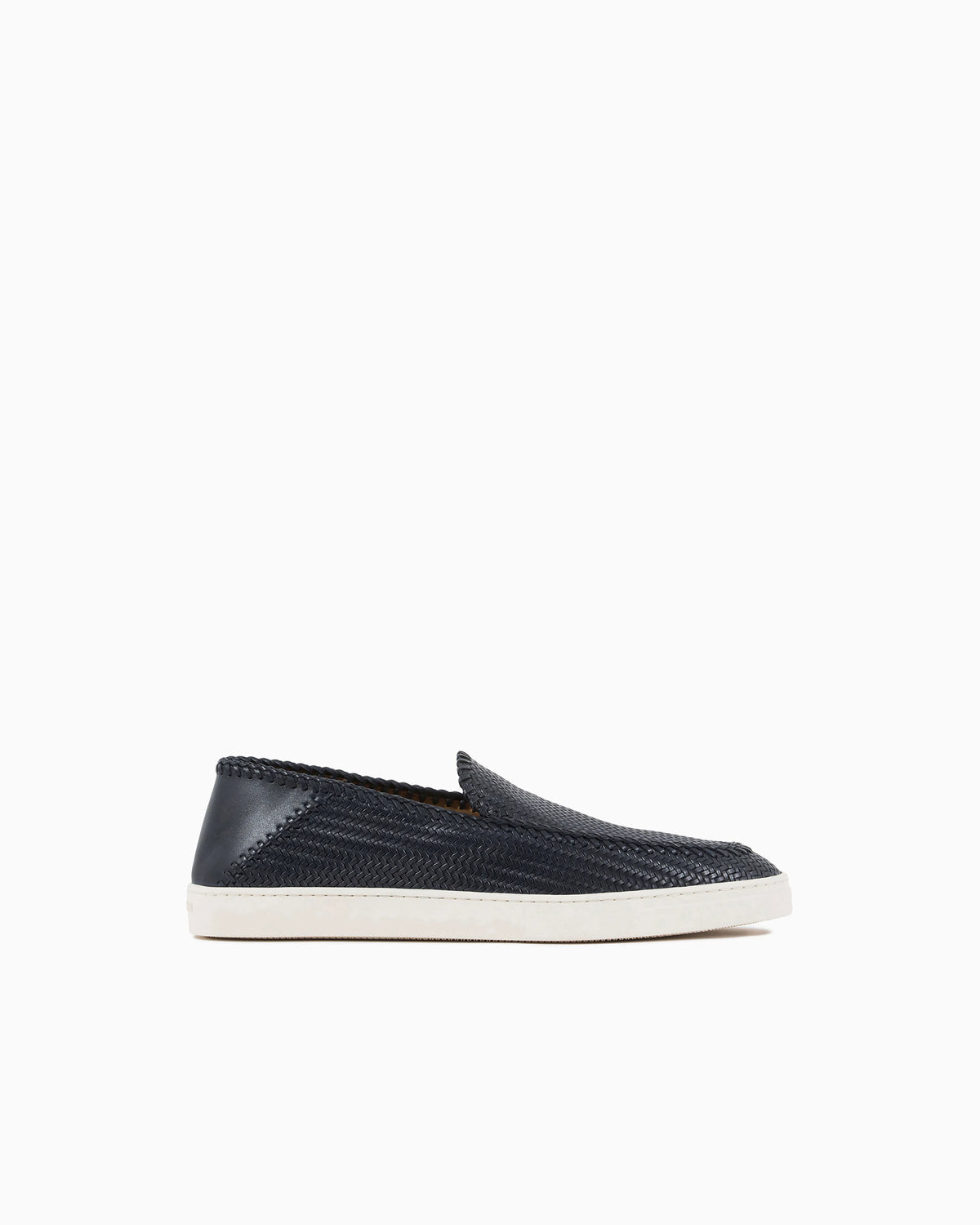 Galleria 3 Braided printed leather slip-ons