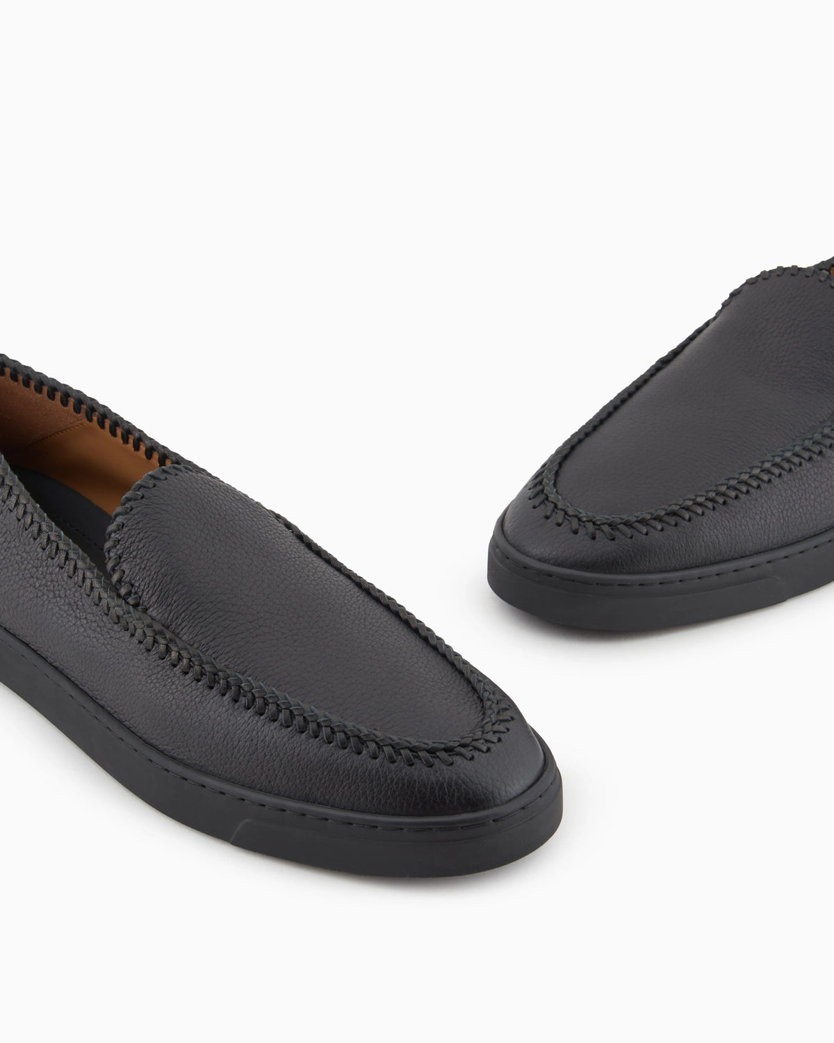 Galleria 3 deerskin slip-ons with threading
