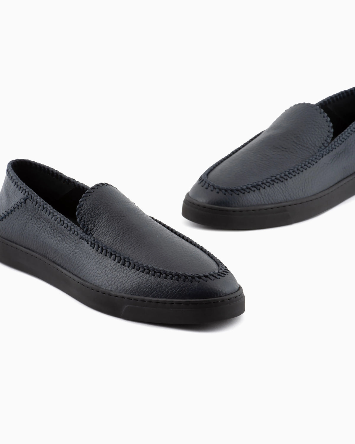 Galleria 3 deerskin slip-ons with threading