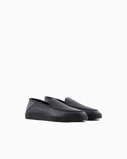Galleria 3 deerskin slip-ons with threading