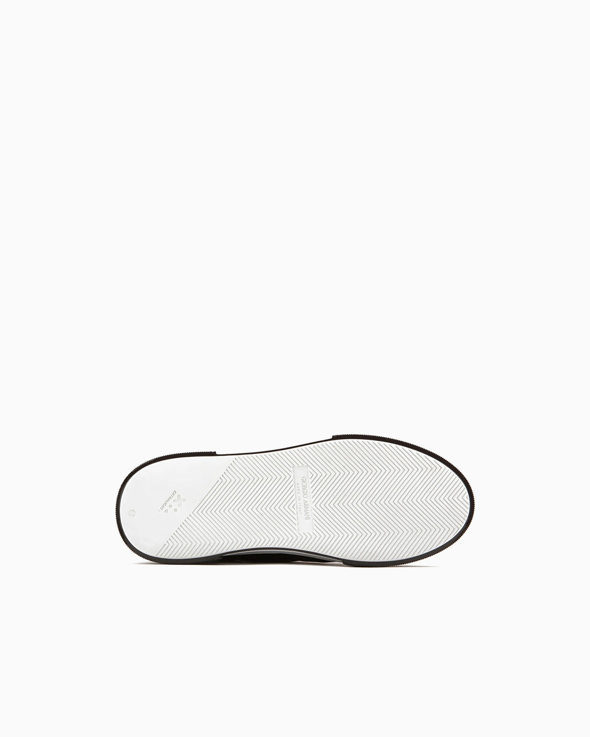 Leather and fabric sneakers