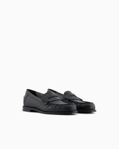 Smooth leather loafers
