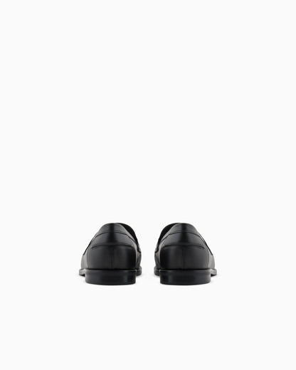 Smooth leather loafers