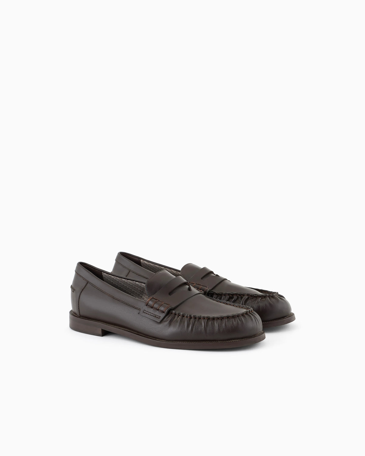 Smooth leather loafers
